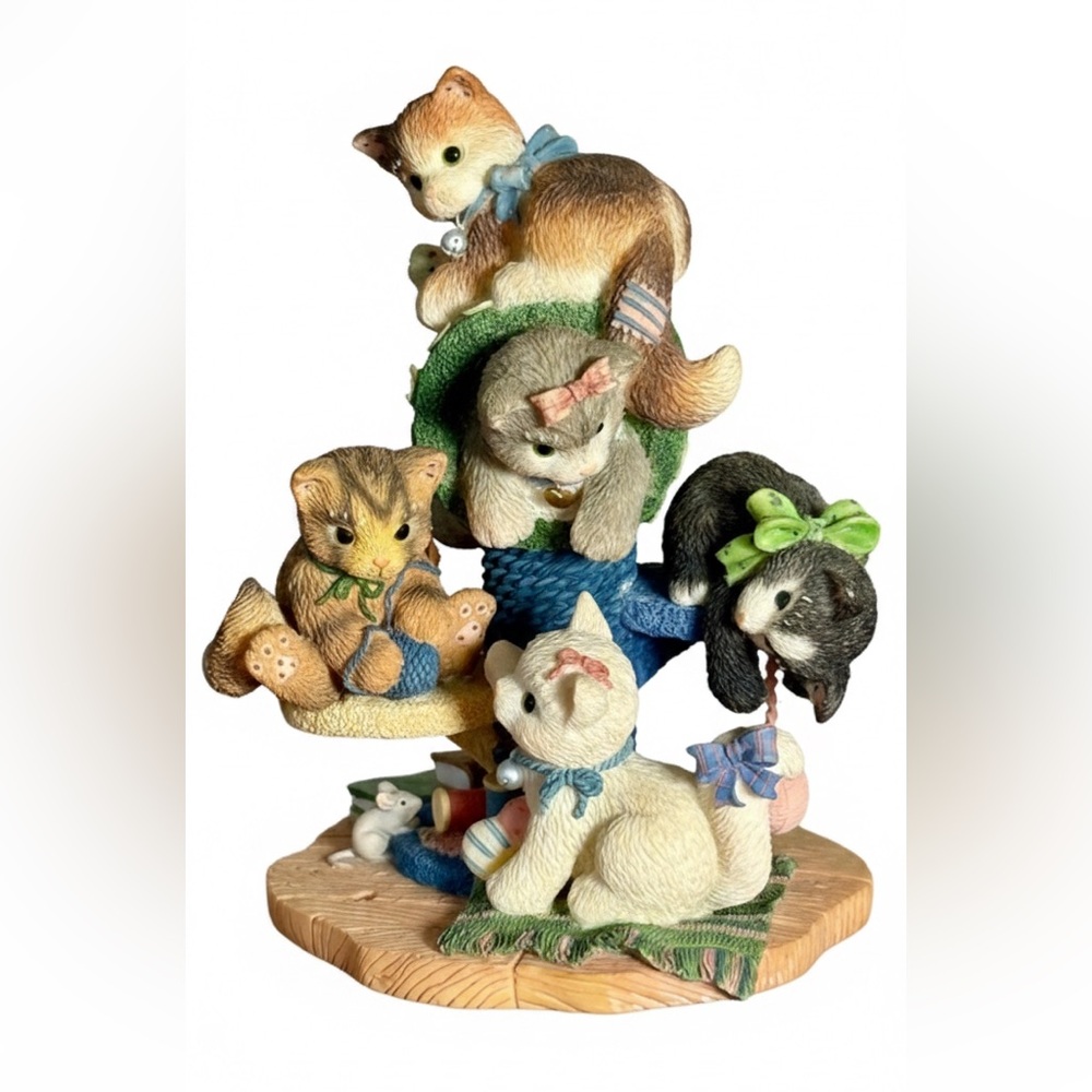 VTG ~ Calico Kittens ~ Bet Your Kit-N-Kabootle….. We Are Five